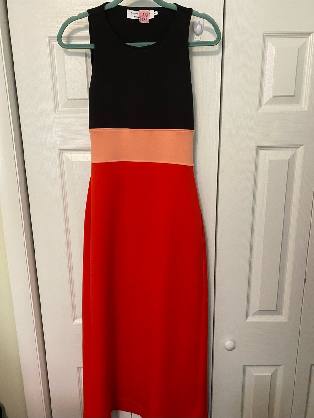 Proenza Schouler Colorblock Maxi Dress